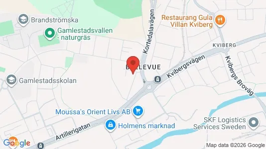 Apartments for rent i Gothenburg East - kort over placeringen