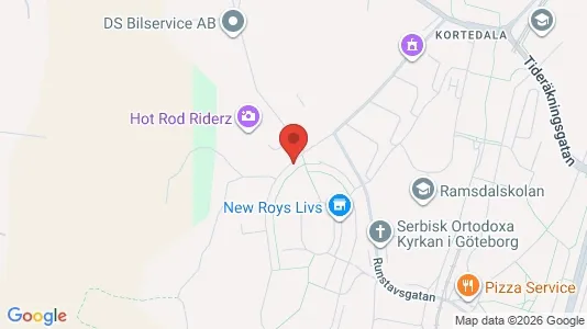 Apartments for rent i Gothenburg East - kort over placeringen