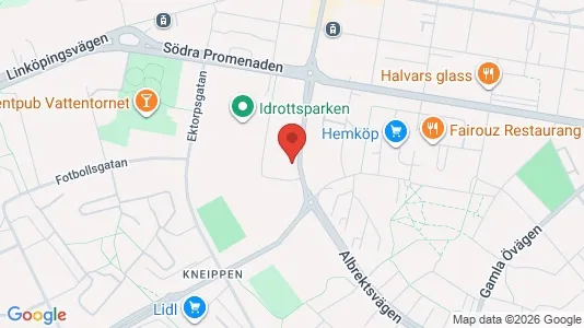Apartments for rent i Norrköping - kort over placeringen