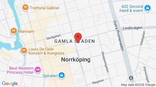 Apartments for rent i Norrköping - kort over placeringen