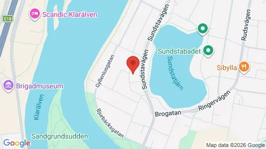 Apartments for rent i Karlstad - kort over placeringen