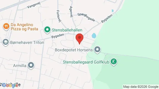 Apartments for rent i Horsens - kort over placeringen