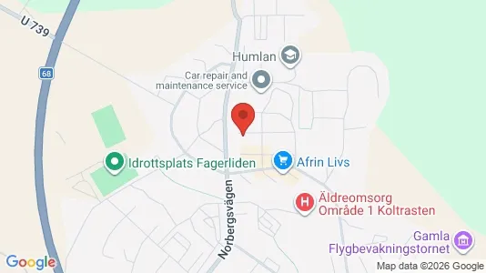 Apartments for rent i Fagersta - kort over placeringen
