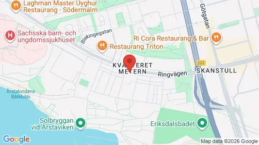 Apartments for rent i Södermalm - kort over placeringen