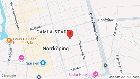 Apartments for rent i Norrköping - kort over placeringen