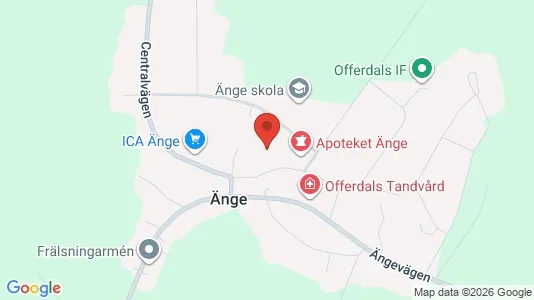 Apartments for rent i Ånge - kort over placeringen