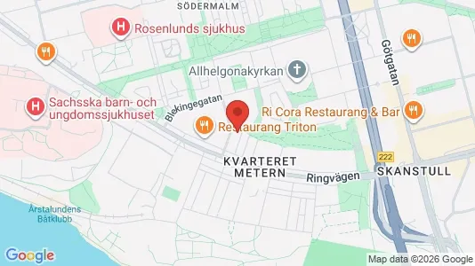 Apartments for rent i Södermalm - kort over placeringen