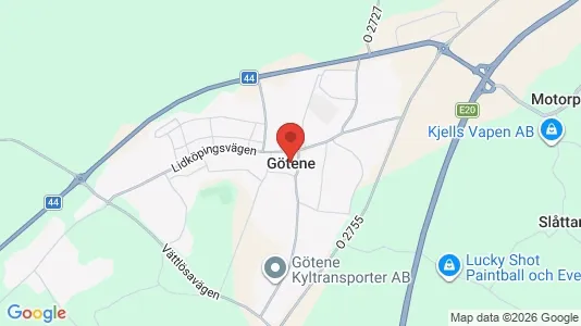 Apartments for rent i Götene - kort over placeringen