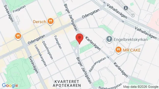 Apartments for rent i Östermalm - kort over placeringen