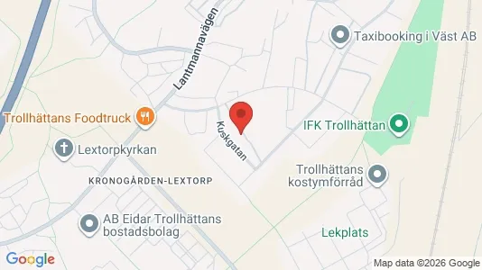 Apartments for rent i Trollhättan - kort over placeringen