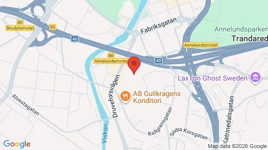 Apartments for rent i Borås - kort over placeringen