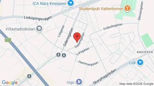 Apartments for rent i Norrköping - kort over placeringen