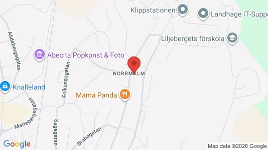 Apartments for rent i Borås - kort over placeringen