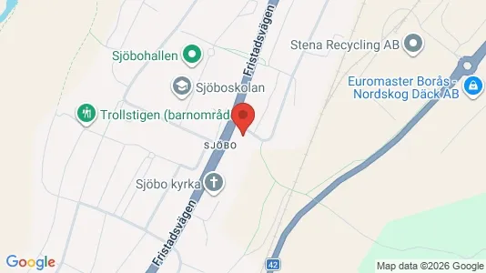 Apartments for rent i Borås - kort over placeringen