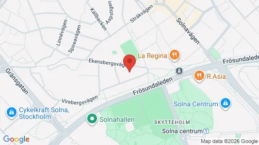 Apartments for rent i Solna - kort over placeringen