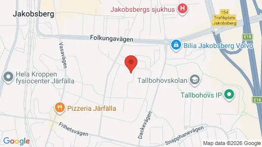 Apartments for rent i Järfälla - kort over placeringen