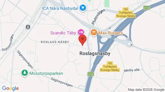 Apartments for rent i Täby - kort over placeringen