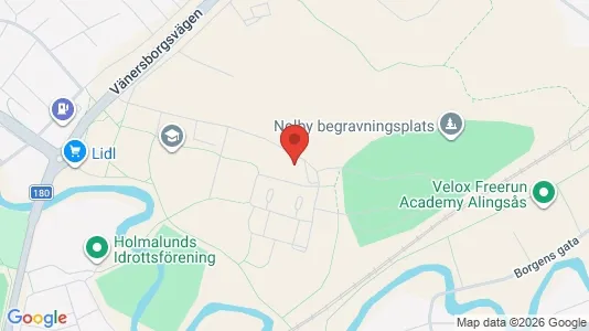 Apartments for rent i Alingsås - kort over placeringen