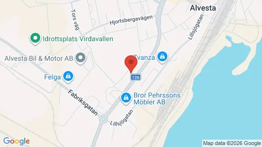 Apartments for rent i Alvesta - kort over placeringen