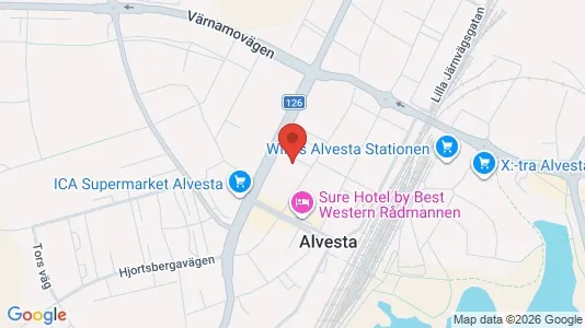 Apartments for rent i Alvesta - kort over placeringen