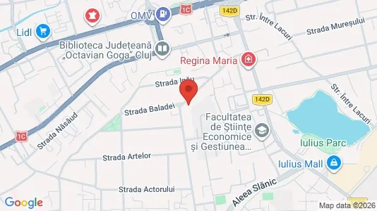 Apartments for rent i Cluj-Napoca - kort over placeringen