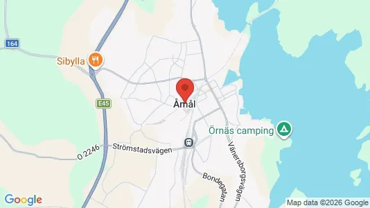 Apartments for rent i Åmål - kort over placeringen