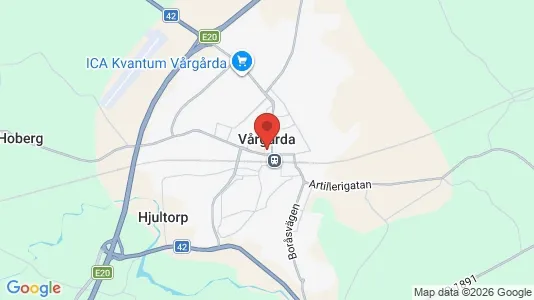Apartments for rent i Vårgårda - kort over placeringen