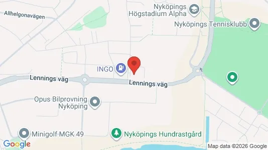 Apartments for rent i Nyköping - kort over placeringen