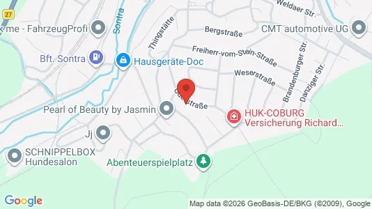 Apartments for rent i Werra-Meißner-Kreis - kort over placeringen
