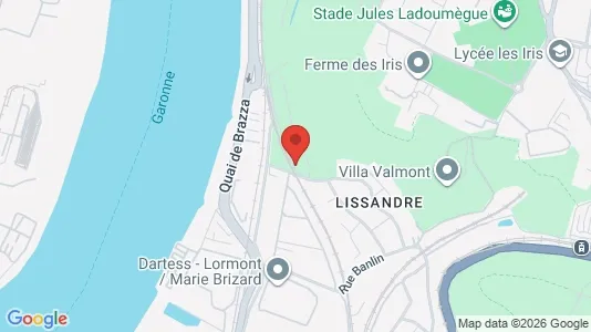 Apartments for rent i Bordeaux - kort over placeringen