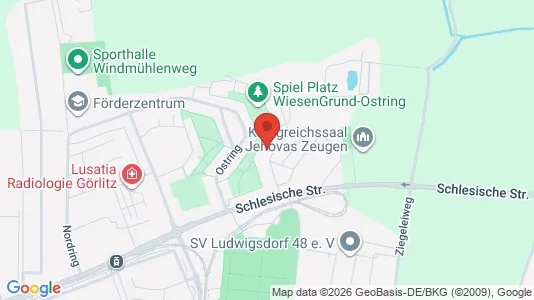 Apartments for rent i Görlitz - kort over placeringen
