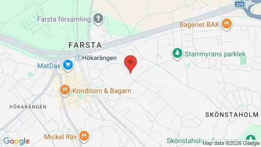 Apartments for rent i Stockholm South - kort over placeringen