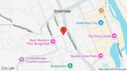 Apartments for rent i Södertälje - kort over placeringen