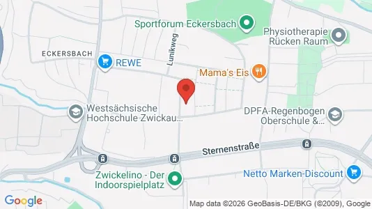 Apartments for rent i Zwickau - kort over placeringen