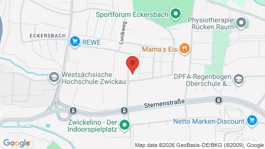 Apartments for rent i Zwickau - kort over placeringen