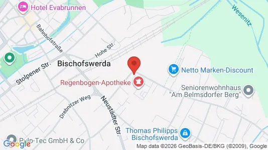 Apartments for rent i Bautzen - kort over placeringen