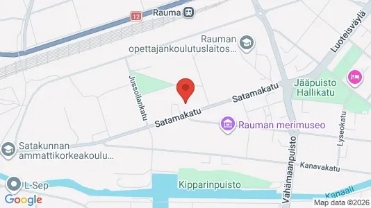 Apartments for rent i Rauma - kort over placeringen