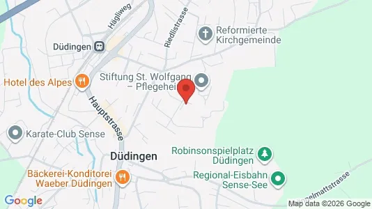 Rooms for rent i Sense - kort over placeringen