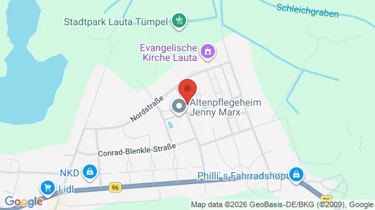 Apartments for rent i Bautzen - kort over placeringen