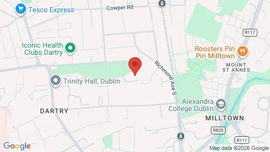 Apartments for rent i Dublin 6 - kort over placeringen