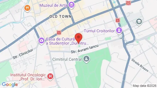 Apartments for rent i Cluj-Napoca - kort over placeringen