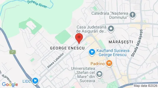 Apartments for rent i Suceava - kort over placeringen
