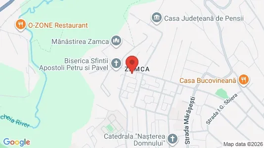 Apartments for rent i Suceava - kort over placeringen
