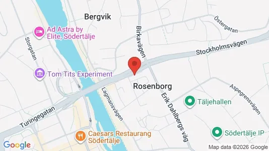 Apartments for rent i Södertälje - kort over placeringen