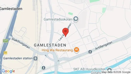 Apartments for rent i Gothenburg East - kort over placeringen