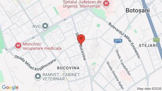 Apartments for rent i Botoşani - kort over placeringen