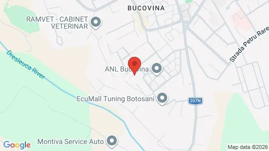 Apartments for rent i Botoşani - kort over placeringen