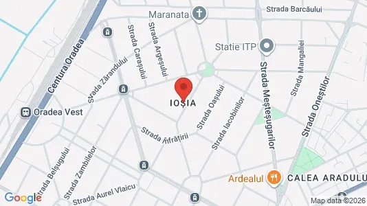 Apartments for rent i Oradea - kort over placeringen