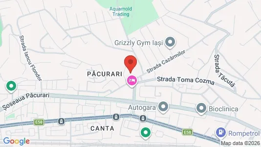 Apartments for rent i Valea Lupului - kort over placeringen