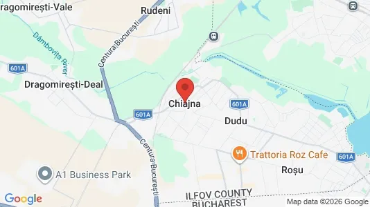 Apartments for rent i Chiajna - kort over placeringen